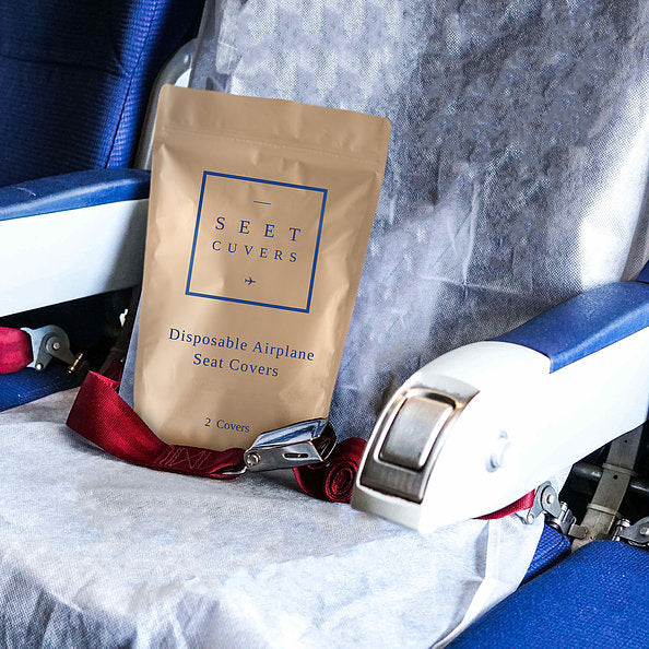 Jetsetgo Travel Safety Kit (2 Full Sets) Airplane Seat Covers